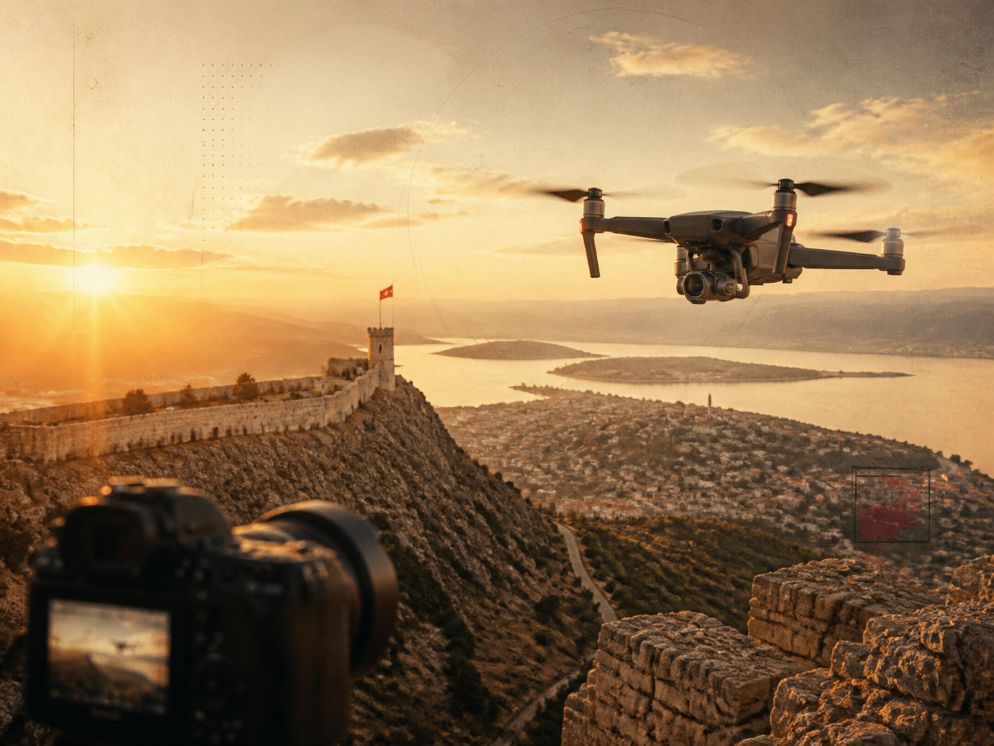 Drone çekimi